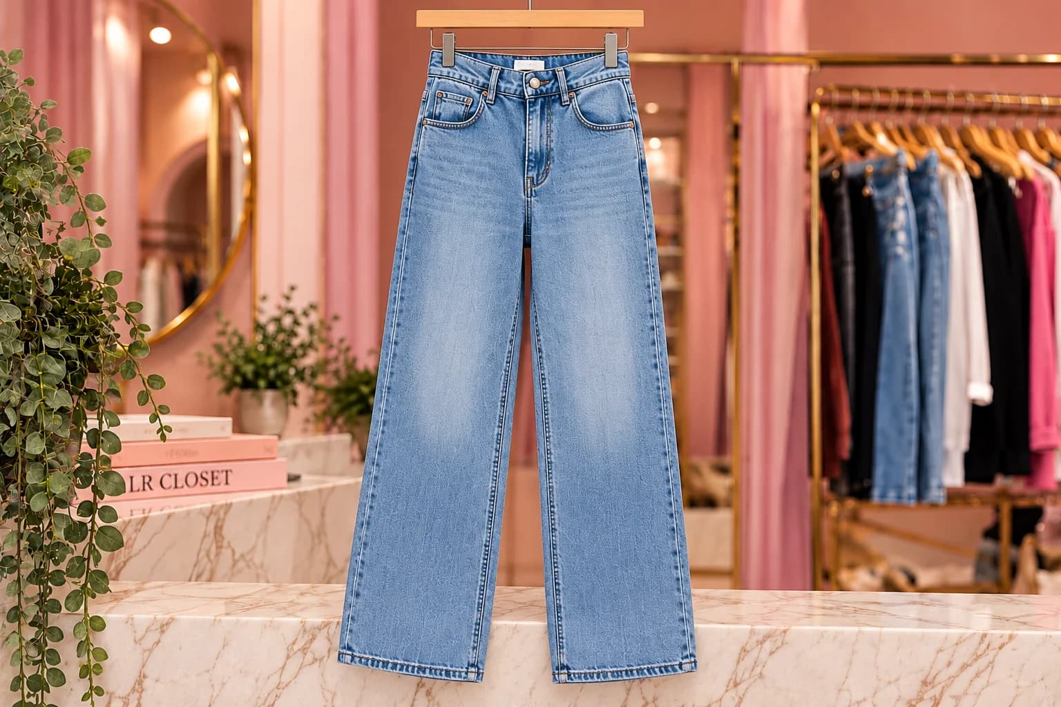 Calça Jeans Wide Leg