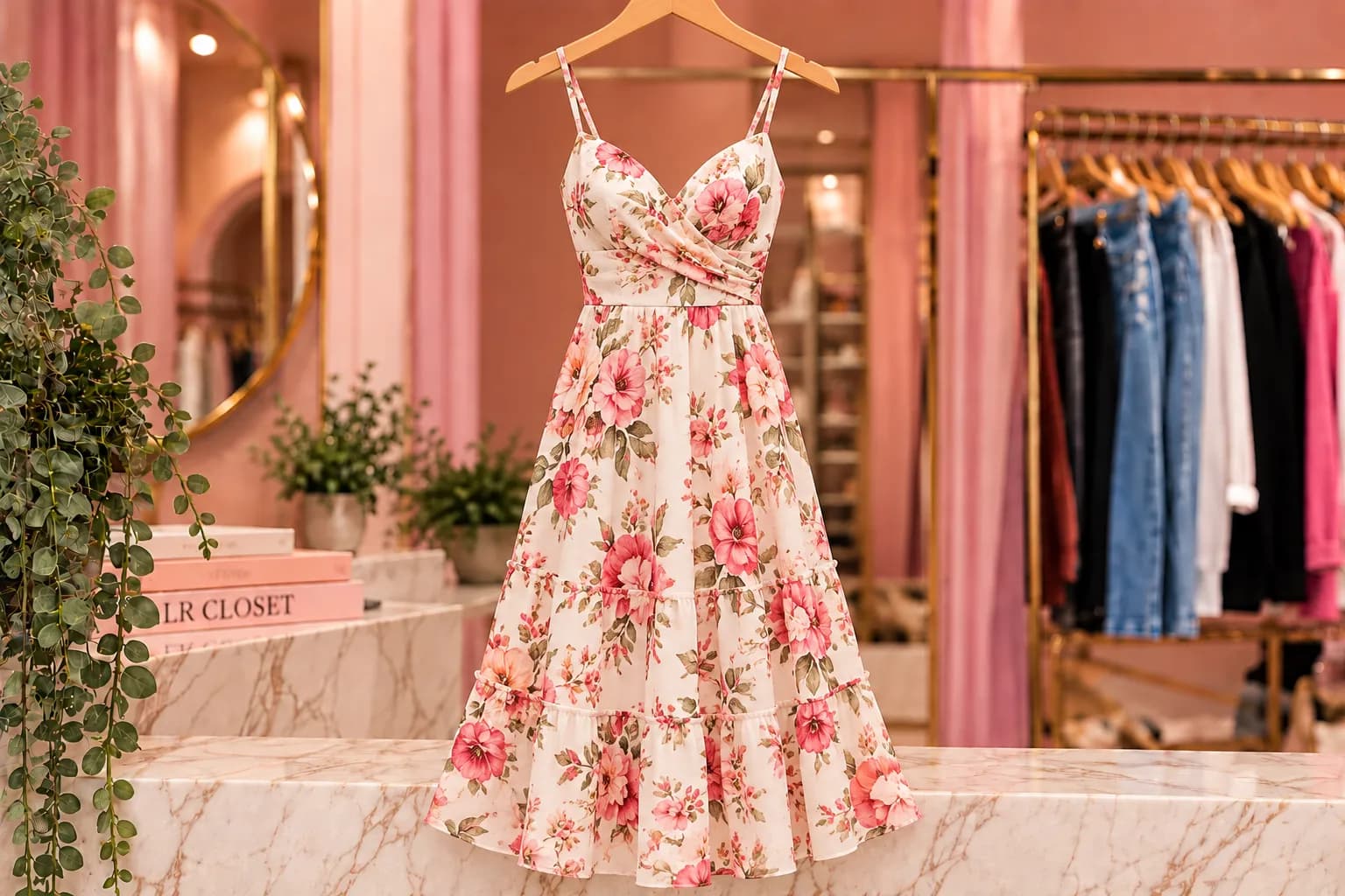 Vestido Midi Floral